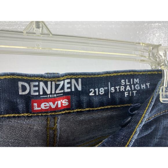 Denizen Levi's Boys Blue Denim Slim Straight 218 Jeans Youth Size 12 - Picture 3 of 10
